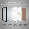 Baoee Black Wooden A4 Frames, Picture Frames Set of 2,Poster