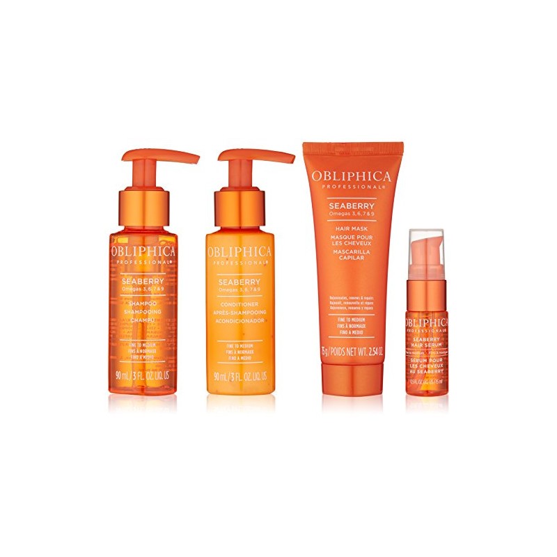 Obliphica Professional Seaberry - Kit de viaje fino a mediano