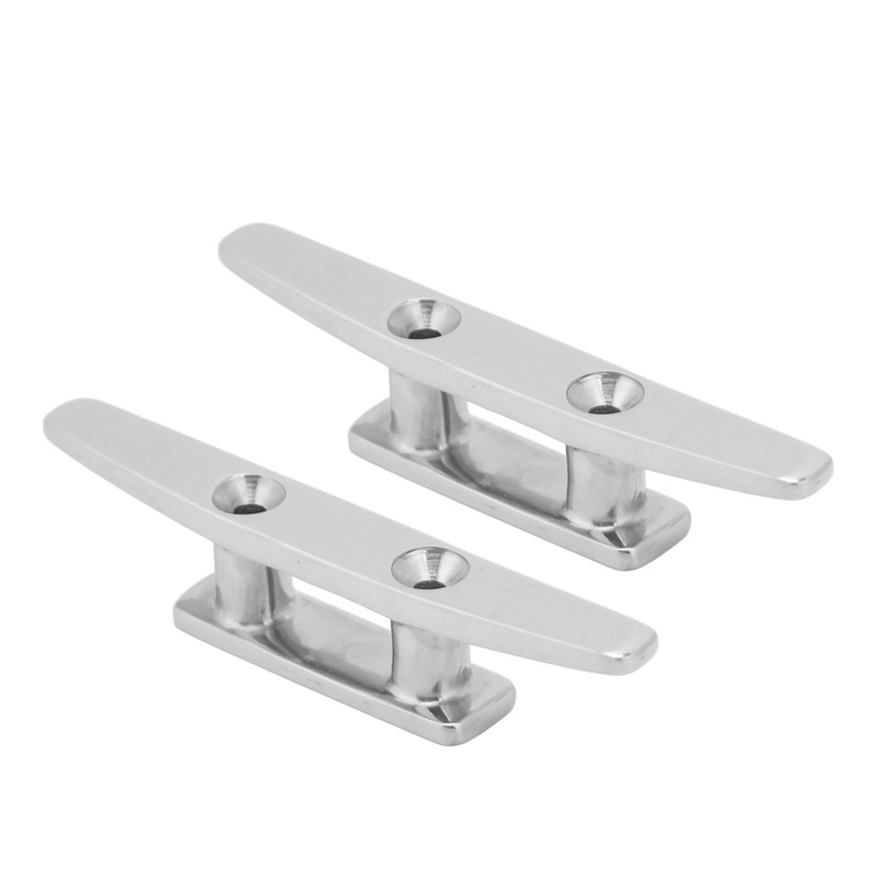 2PCs Open Base Boat Cleat 4in Universal Fit for Watercraft