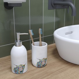 Croydex Art by Steven Brown Angus McCoo Tumbler, Ceramic