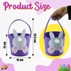 Easter Bunny Handled Goodie Bucket for Decorations | Purple Easter