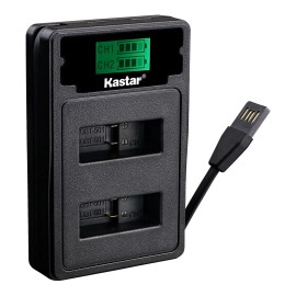 Kastar LZD2 Charger & 4 battery for GoPro MAX 360 Waterproof Action Camera