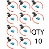 (10) True Spec 10 AWG Gauge ATC Inline Fuse Holder