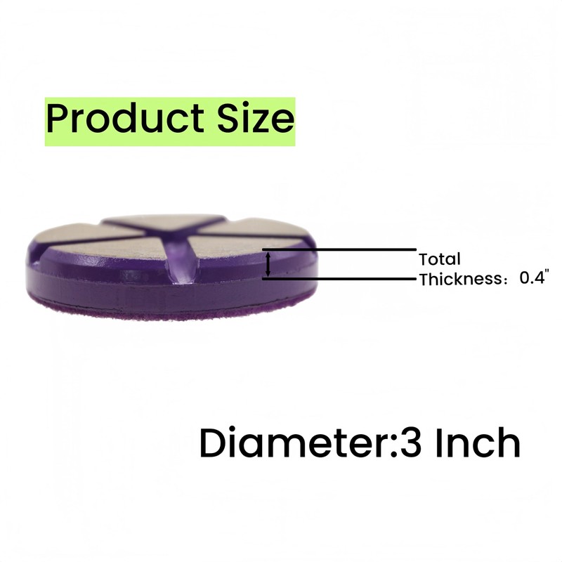 Hybrid Ceramic Transitional Diamond Polishing Pucks for Concrete Terrazzo Floor,