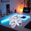 Junfamilee White DC5V USB LED Dimmer Extension Cable with On/Off