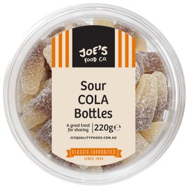 Joe's Food Co. Sour Cola Bottles 220G