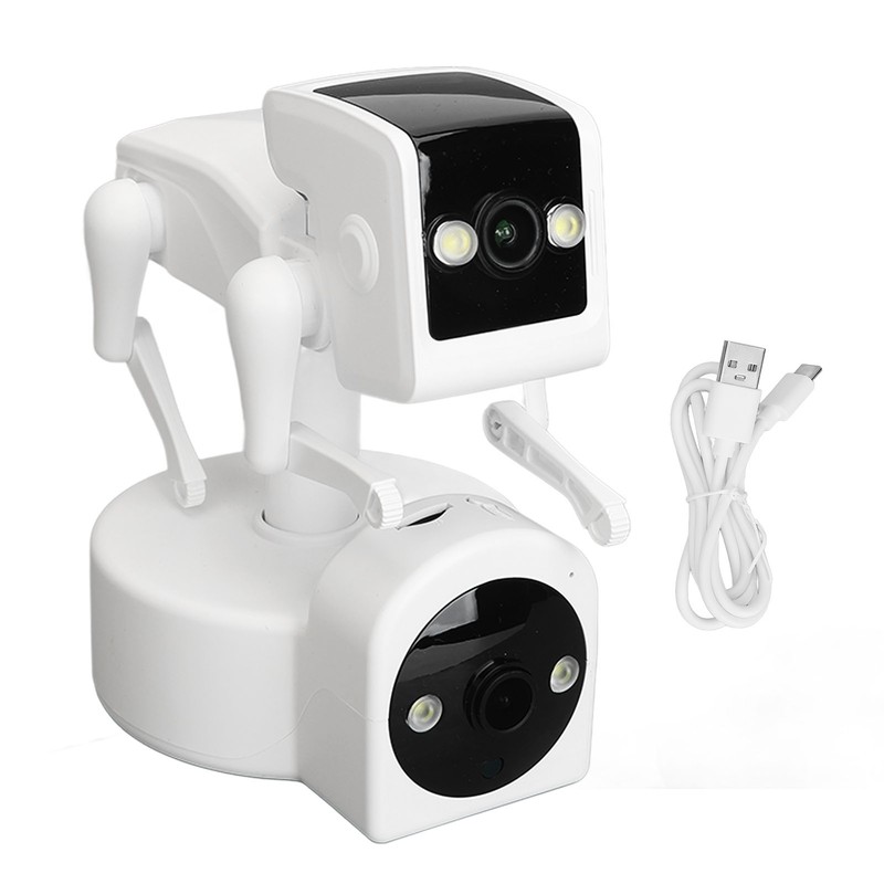 1080P Robot Dog Indoor Security Camera AI Detection 5G WIFI
