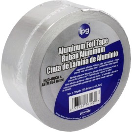 FixtureDisplays IPG 99605 ALF150L 9202-B Aluminum Foil Tape, 1.88" x 50 yd Roll