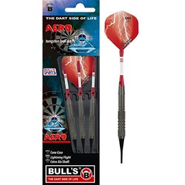 Bulls Unisex's Aero Softdart 3 Pieces 16g, Multicoloured, Medium
