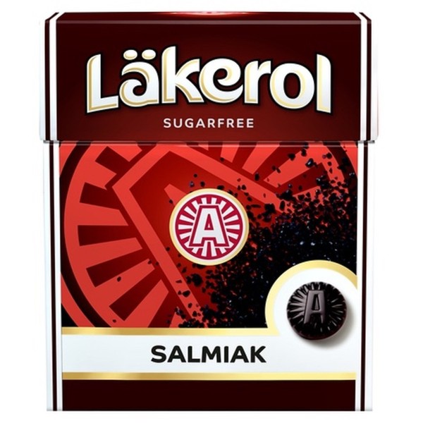Läkerol Lakerol Salmiak 4-pack – Salty Liquorice Pastilles (4x25g)