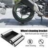 Motorcycle Wheel Cleaning Stand Universal Wheel Clean Roller Stand for