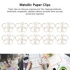 Okuyonic Animal Shape Paper Clips, Metallic Paper Clips, Golden Butterflies,