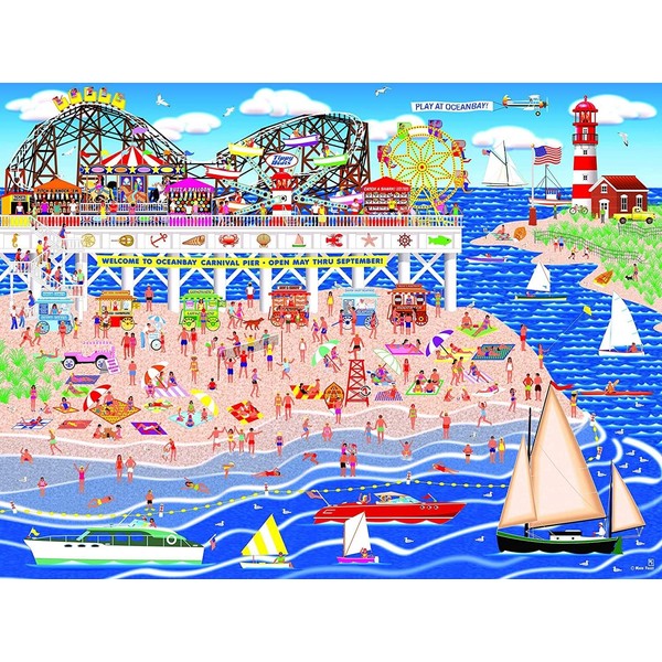 Home Country 1000 Piece Jigsaw Puzzle - Oceanbay Carnival Pier
