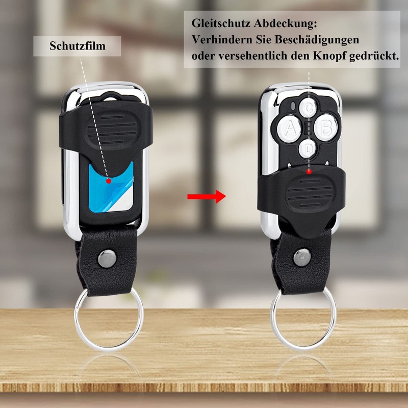 868MHz Garage Door Opener Duplicator Remote Control Compatible with Hörmann