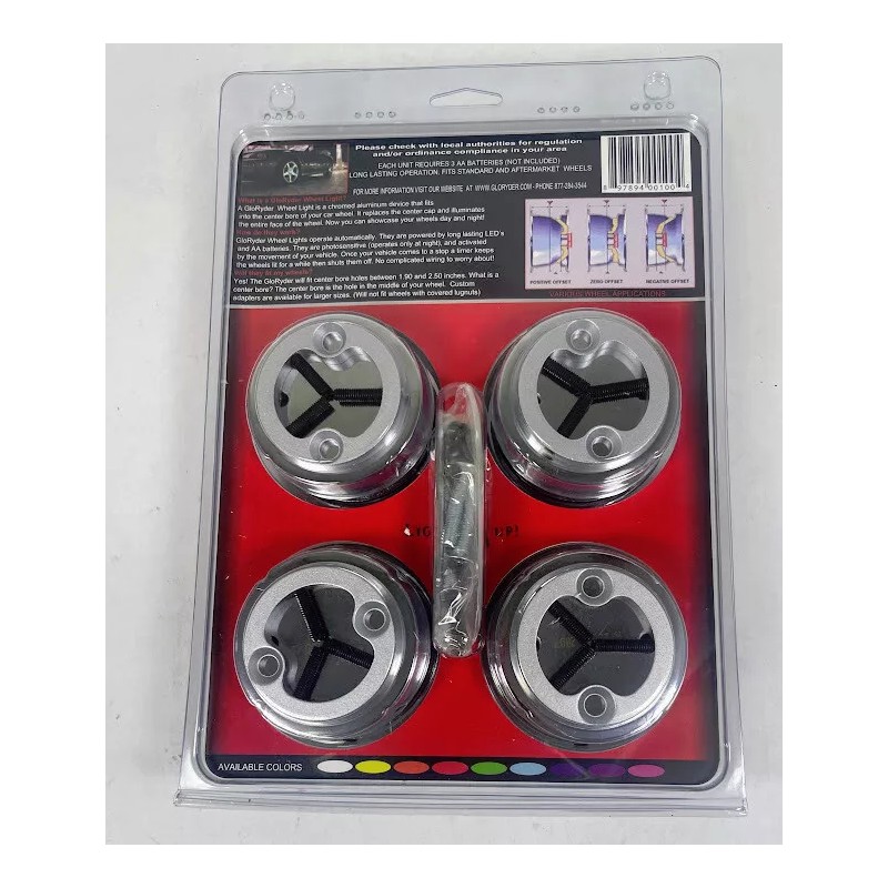 GLORYDER WHEEL LIGHTING FOR CAR TRUCKS LIGHTS WHEELS Rims Yellow