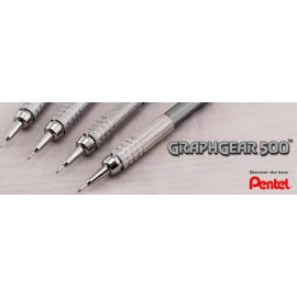 Pentel GraphGear 500 Mechanical Drafting Pencil, 0.7mm, Blue Barrel, Pack of 4