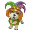December Diamonds 65-65048 Resin Mardi Gras Beagle with a Jester
