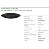(Pack of 10) 1-1/4" 1.25 inch - Flush Mount Black