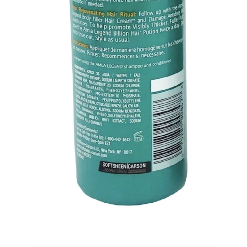 SoftSheen-Carson 3 Pack SoftSheen Amla Legend Rejuvenating Body Filler Hair