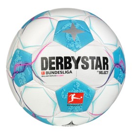 Derbystar Bundesliga Brilliant Replica S-Light v24, White Blue Pink