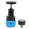 Air Pressure Regulator Miniature Pneumatic Reducing Valve Regulating Control GaugeQTYH‑08