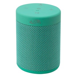 iLive Portable Bluetooth Waterproof Speaker, 2.56 x 2.56 x 3.54 Inches, Includes Micro-USB to USB Cable and Carabiner Clip, Turquoise (ISBW108TQ)