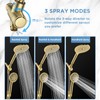 MakeFit Dual Filtered Rain Shower Head Combo, High Pressure Handheld