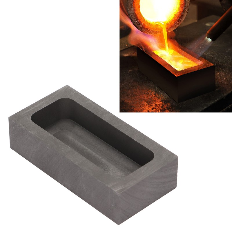 Graphite Ingot Mold Rectangular Refining Mold for Melting Casting Metals