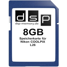 DSP Memory Z 4051557403253 8GB Memory Card for Nikon Coolpix L26 Camera