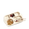 One & Only Baby Tray Food Set Beige, 3pcs