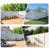 Coliwel 2 Pack 5x5 Vinyl Fence Post Concrete Mount Fits