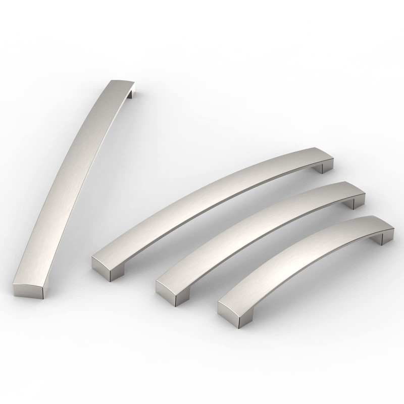 FURNIWARE 10 Pack Cabinet Handles, Hardware Drawer Pulls, Aluminum Kitchen
