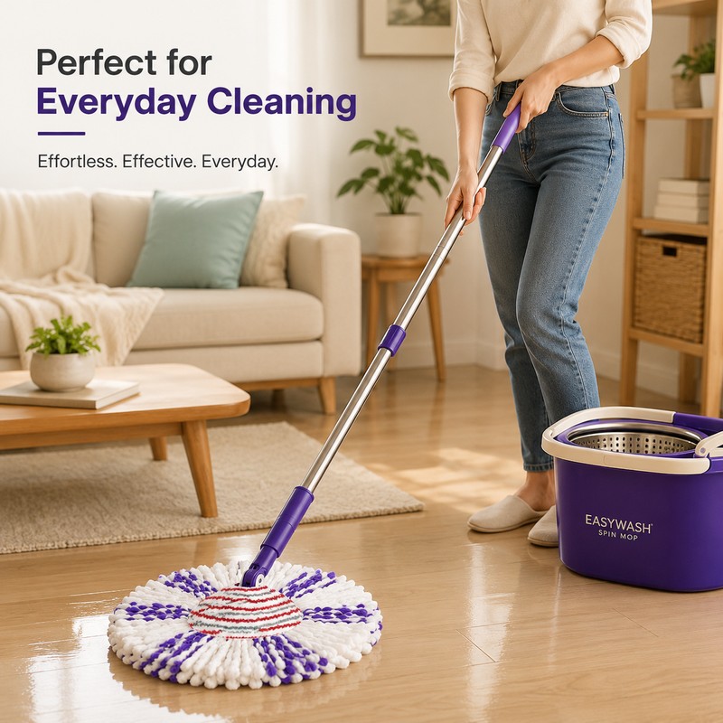 Microfiber Spin Mop Replacement Heads for O-Cedar/Vileda EasyWring – 3/6