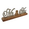 Goldbach Mr & Mrs Lettering Aluminium and Wood 33/10.5/5 cm