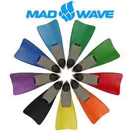 Mad Wave Swim Fins - Long Blade (31-33 Yellow)