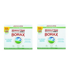 BORAX 20 Mule Team Laundry Booster, Powder NkLzaD, 2Packs (4 Pounds)