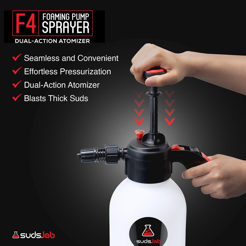 Suds Lab F4 Foaming Pump Sprayer with 70 oz UV