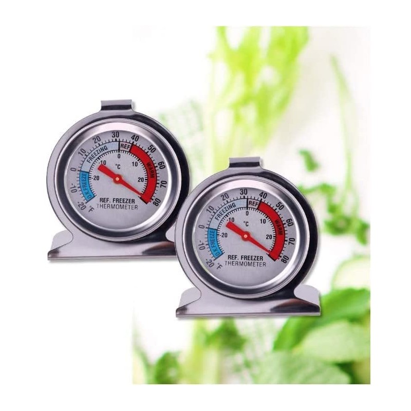 Refrigerator Freezer Large Dial Thermometer Aulufft 6 Pack Classic Series