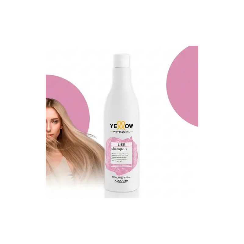 Shampoo Liss Yellow Anti-frizz Liso Perfecto 500ml Sin Sales