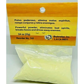 PURE SULFUR POWDER POLVO DE AZUFRE  3/4 oz.