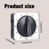 Casenly 60 Minute Kitchen Clock, Mechanical Stainless Steel Kitchen Timer,