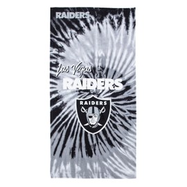 The Northwest Company 1NFL/72007/0019/RET: 30X60 Beach Towel Psychedelic - Raiders