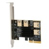 PCI‑E Riser Card PCI‑E X4 1 to 4 PCI Express