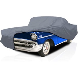 CARDIZ Supreme Full Car Cover – for Oldsmobile Cutlass 1965-1987 Coupe 2-Door Semi Custom Fit Waterproof Full Coverage All Weather Windproof Dust Proof Indoor Outdoor Automobile