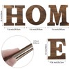 Jetec 4pc 12 Inch Farmhouse Wall Decor Home Sign Wall