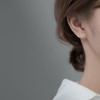 925 Silver, 925 Silver, Hypoallergenic Earrings, Cool Triangle, Triangle, Small,