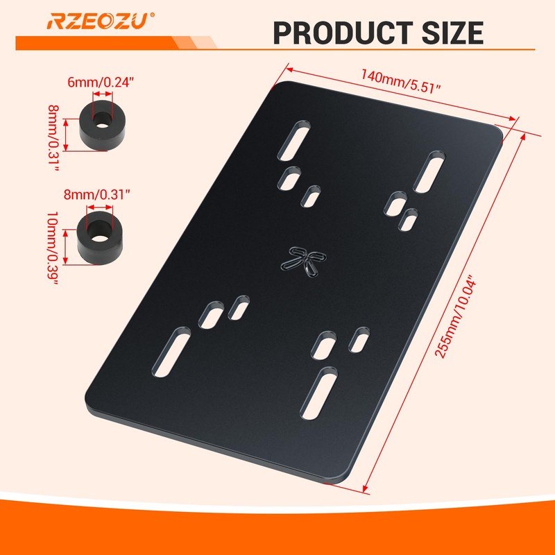 Steel Engine Mounting Plate Compatible with Predator 212 224 79cc