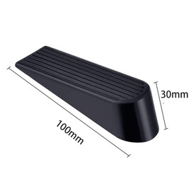 Door Stop Rubber Door Stop Non-Slip Wall Protector for Carpet, Wood, Tile, Floor, Pack of 2 (Brown)
