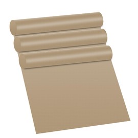 KitchenRaku Oven Liner Pack of 3, 40X60cm Oven Liners for Bottom of Fan Assisted Ovens, Non-Stick and Heavy-Duty Teflon Oven Mats - Suitable for Most Ovens and Cookers (Copper)