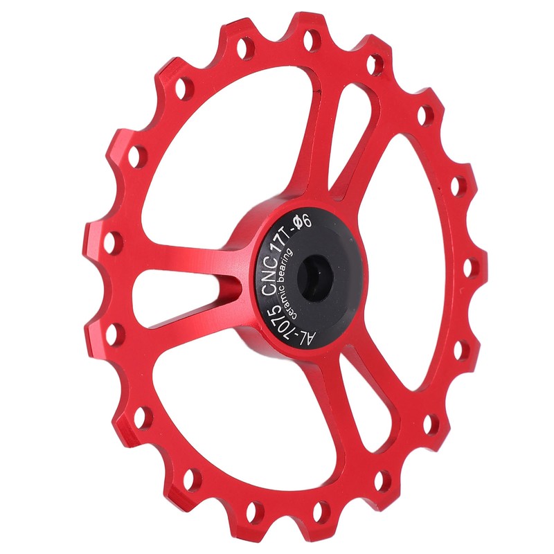 MEIJUN 17T Ceramic Rear Derailleur Guide Wheel Aluminum Alloy Rear